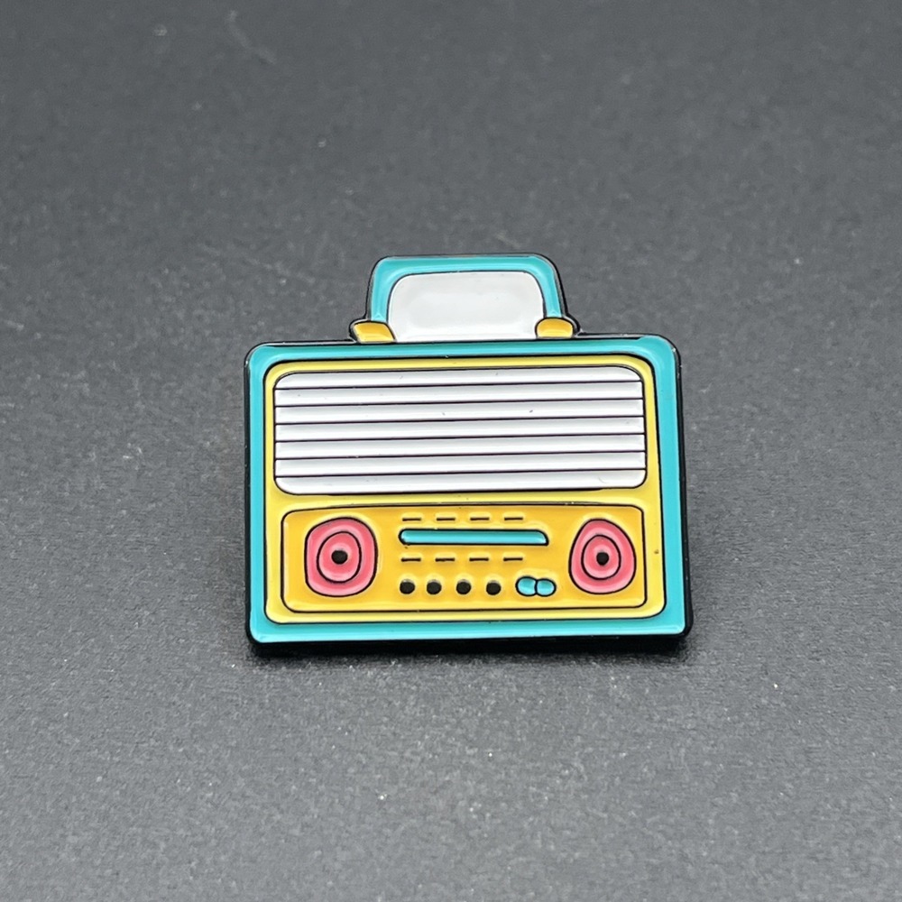Cartoon‎ Stereo Radio Lapel Hat Pin